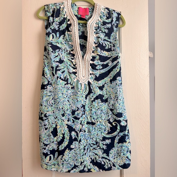 Lilly Pulitzer Dresses & Skirts - XXS/LILY PULITZER - MADIA TUNIC DRESS
HIGH TIDE NAVY SCUBA DOO